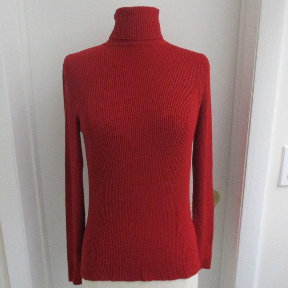 Worthington Red Turtleneck Sweater - Picture 1 of 3